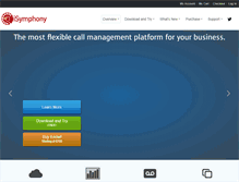 Tablet Screenshot of getisymphony.com